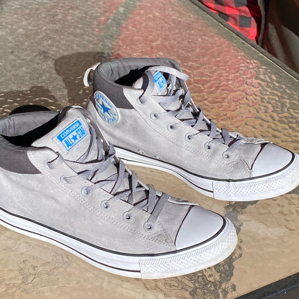 Converse All Star Gray High Tops - image 2